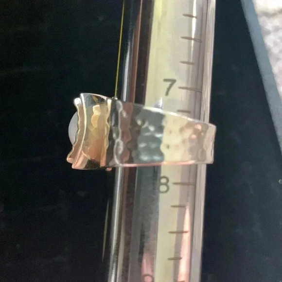 Silpada sterling silver 925 and freshwater pearl statement ring - Picture 7 of 7